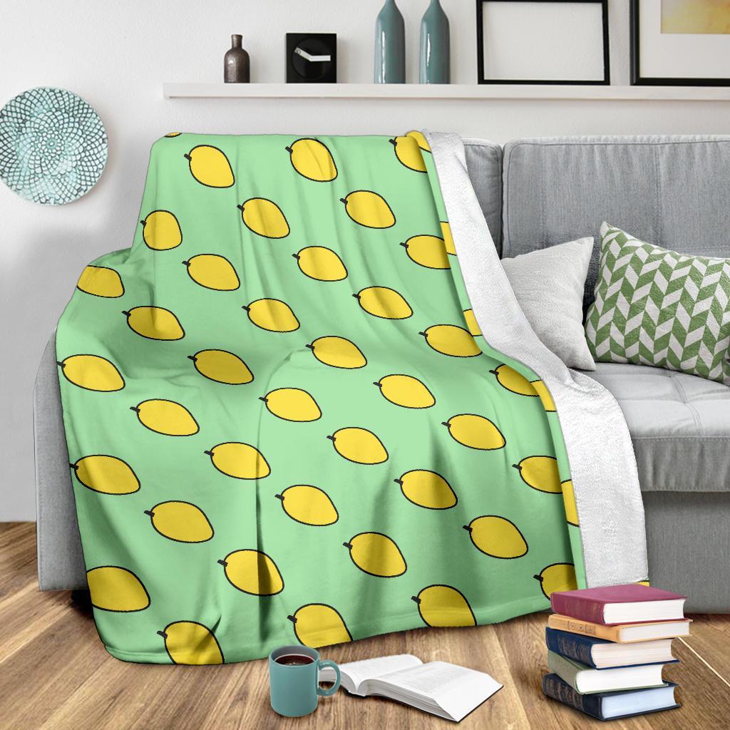 Mango Cute Pattern Print Blanket-grizzshop