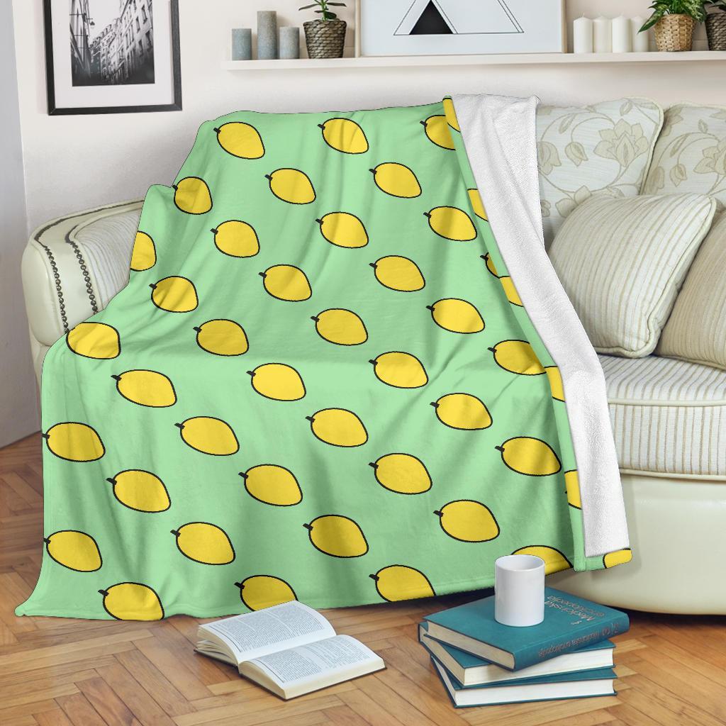 Mango Cute Pattern Print Blanket-grizzshop