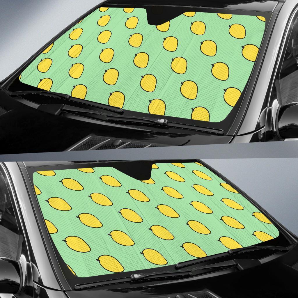 Mango Cute Pattern Print Car Sun Shade-grizzshop