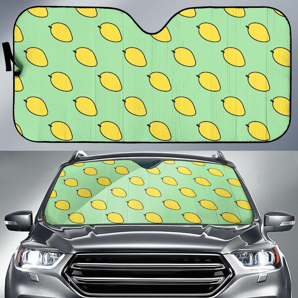 Mango Cute Pattern Print Car Sun Shade-grizzshop