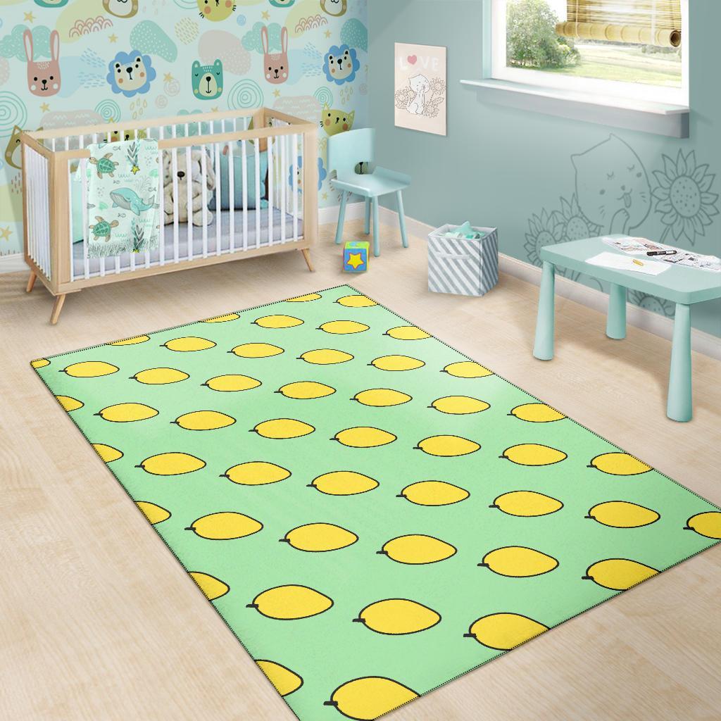 Mango Cute Pattern Print Floor Mat-grizzshop