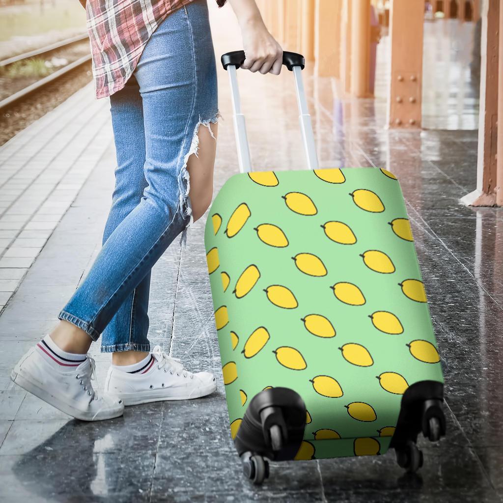 Mango Cute Pattern Print Luggage Cover Protector-grizzshop