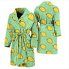 Mango Cute Pattern Print Men Long Robe-grizzshop