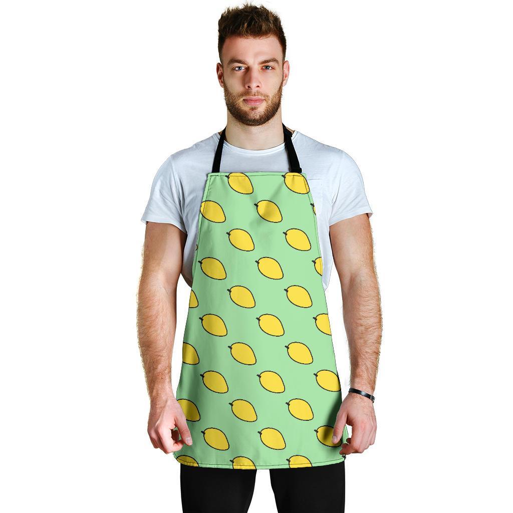 Mango Cute Pattern Print Men's Apron-grizzshop