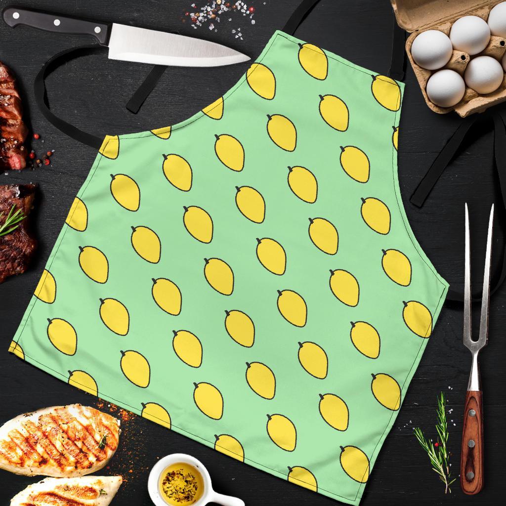 Mango Cute Pattern Print Men's Apron-grizzshop