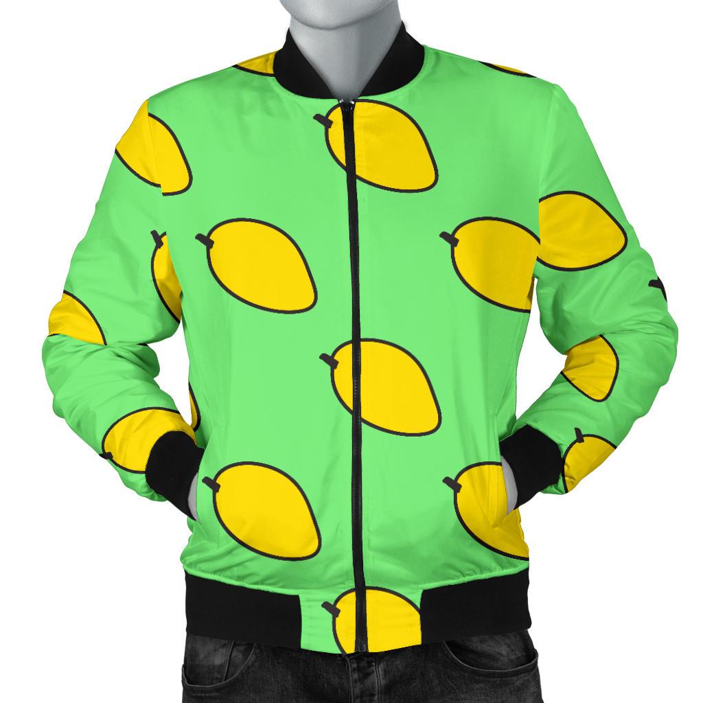 Mango Cute Pattern Print Men's Bomber Jacket-grizzshop