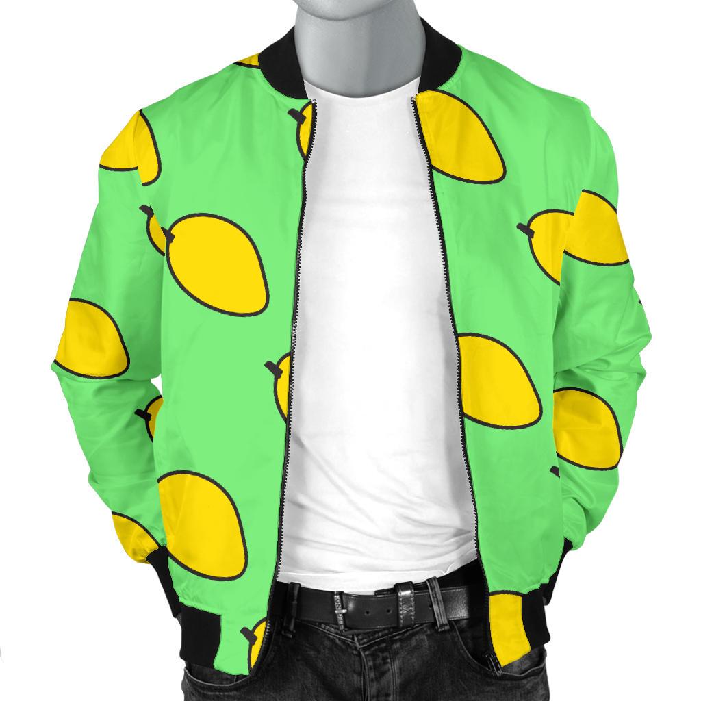 Mango Cute Pattern Print Men's Bomber Jacket-grizzshop