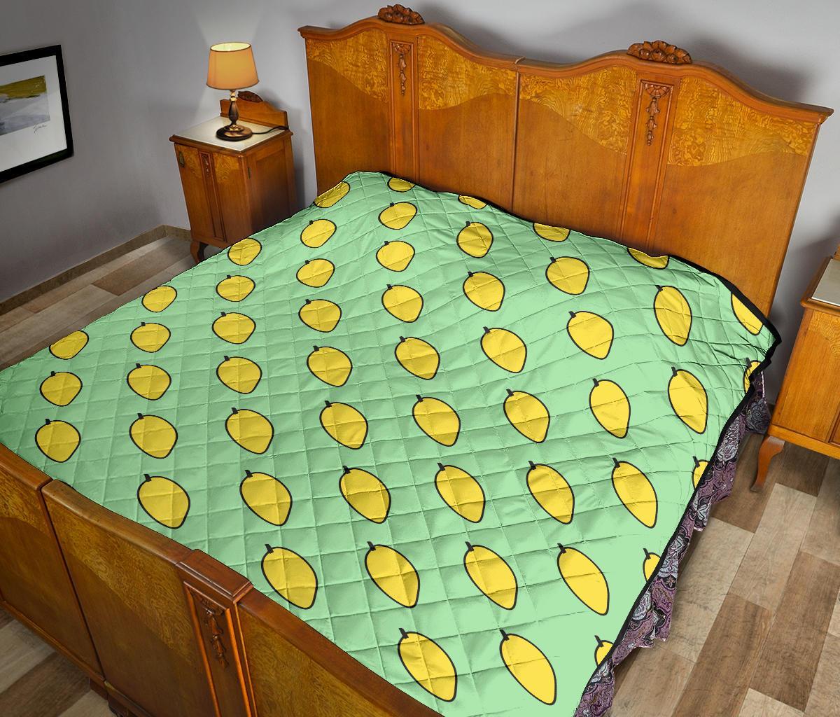Mango Cute Pattern Print Quilt-grizzshop