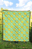 Mango Cute Pattern Print Quilt-grizzshop