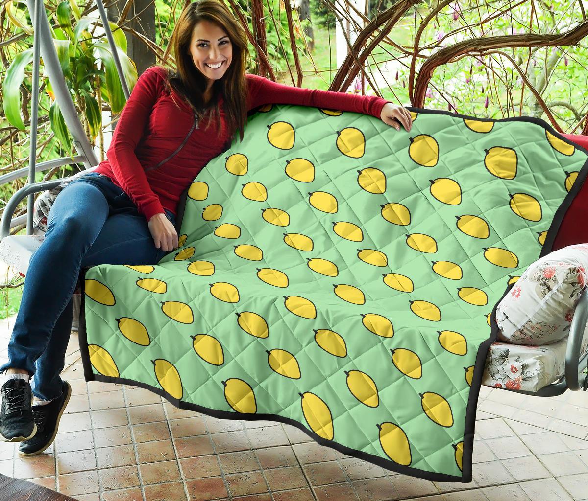 Mango Cute Pattern Print Quilt-grizzshop