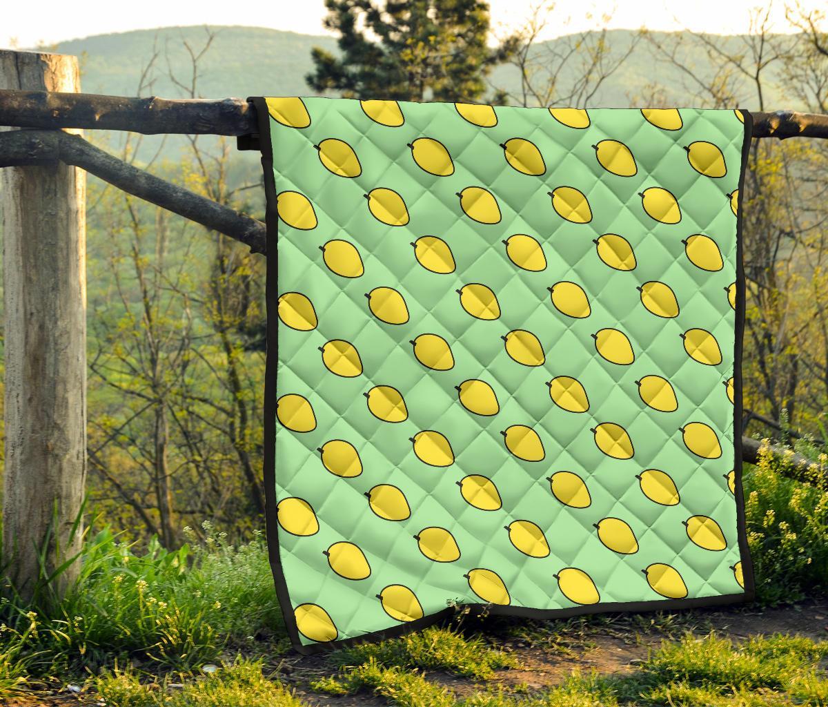 Mango Cute Pattern Print Quilt-grizzshop