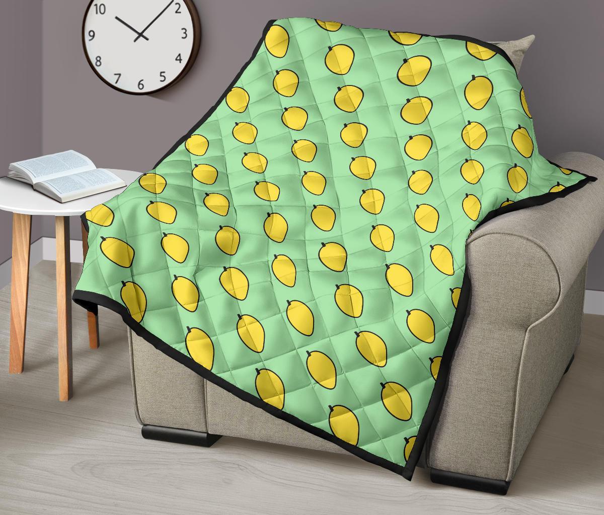 Mango Cute Pattern Print Quilt-grizzshop
