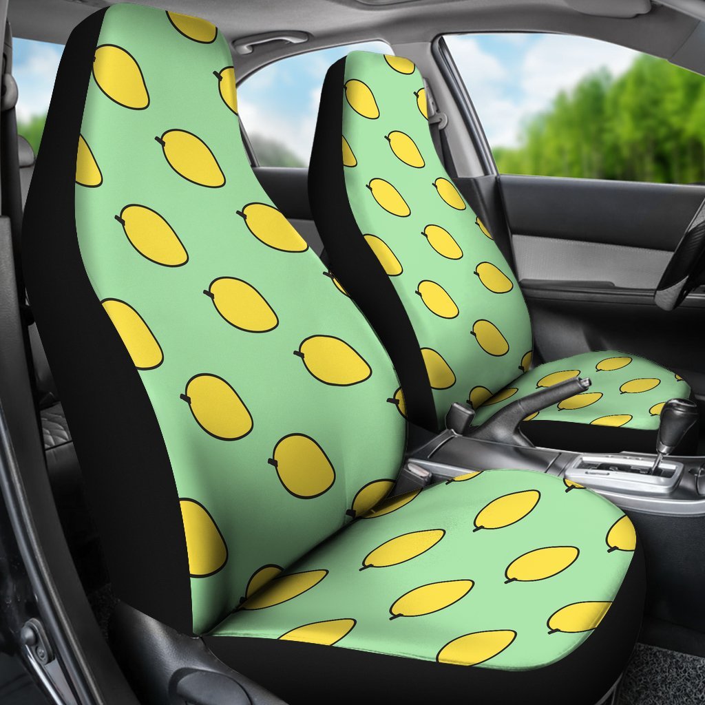 Mango Cute Pattern Print Universal Fit Car Seat Covers-grizzshop