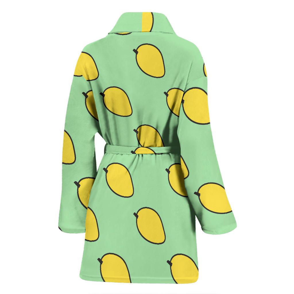 Mango Cute Pattern Print Women Long Robe-grizzshop