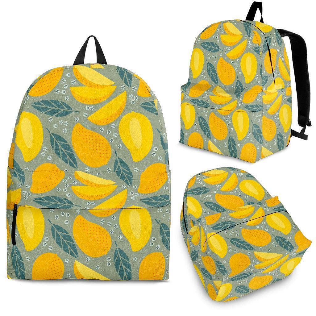 Mango Cute Print Pattern Backpack-grizzshop