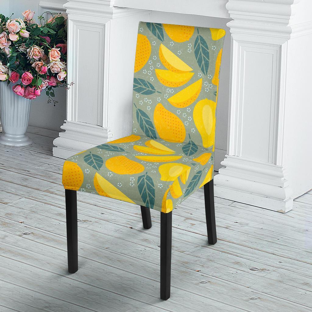 Mango Cute Print Pattern Chair Cover-grizzshop