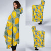 Mango Cute Print Pattern Hooded Blanket-grizzshop