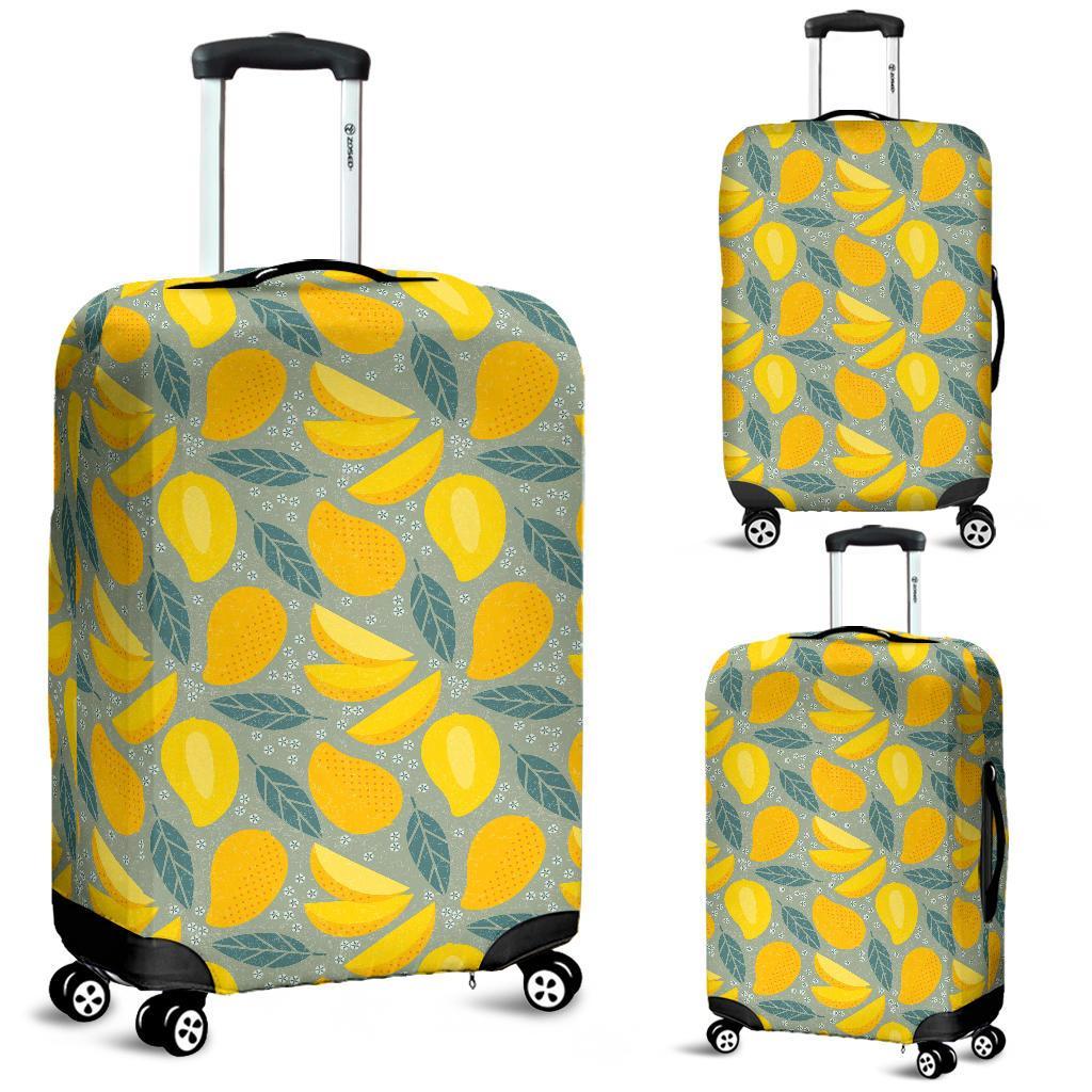 Mango Cute Print Pattern Luggage Cover Protector-grizzshop