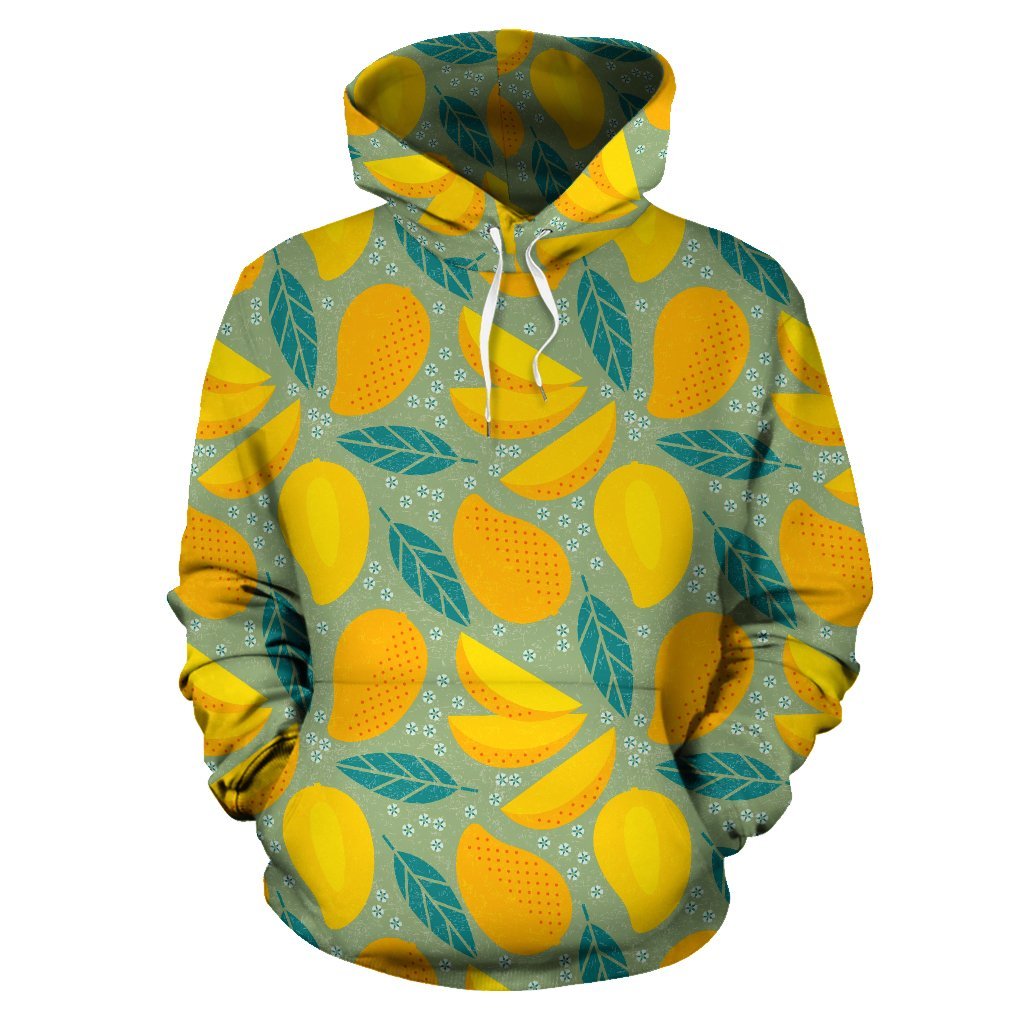 Mango Cute Print Pattern Men Women Pullover Hoodie-grizzshop