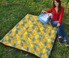 Mango Cute Print Pattern Quilt-grizzshop