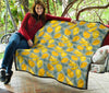 Mango Cute Print Pattern Quilt-grizzshop