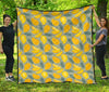 Mango Cute Print Pattern Quilt-grizzshop