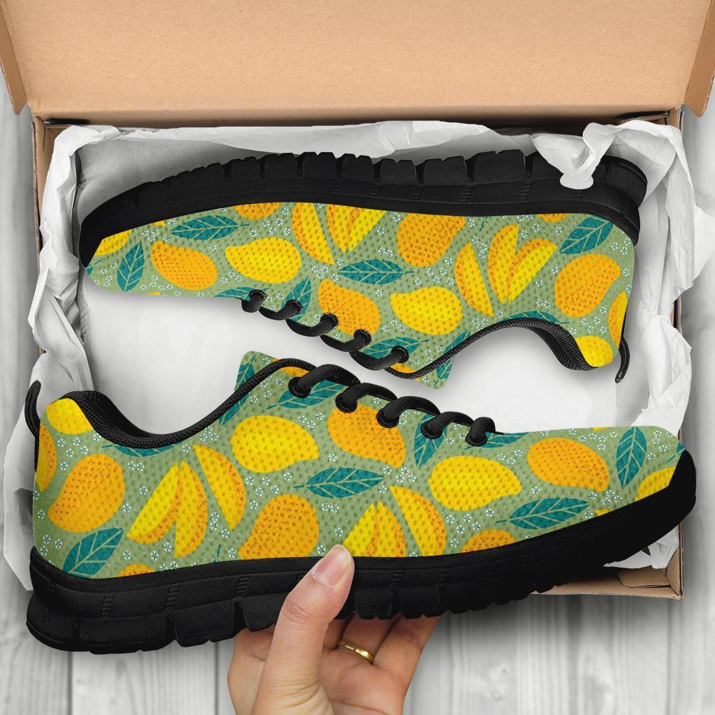 Mango Cute Print Pattern Sneaker Shoes For Men Women-grizzshop