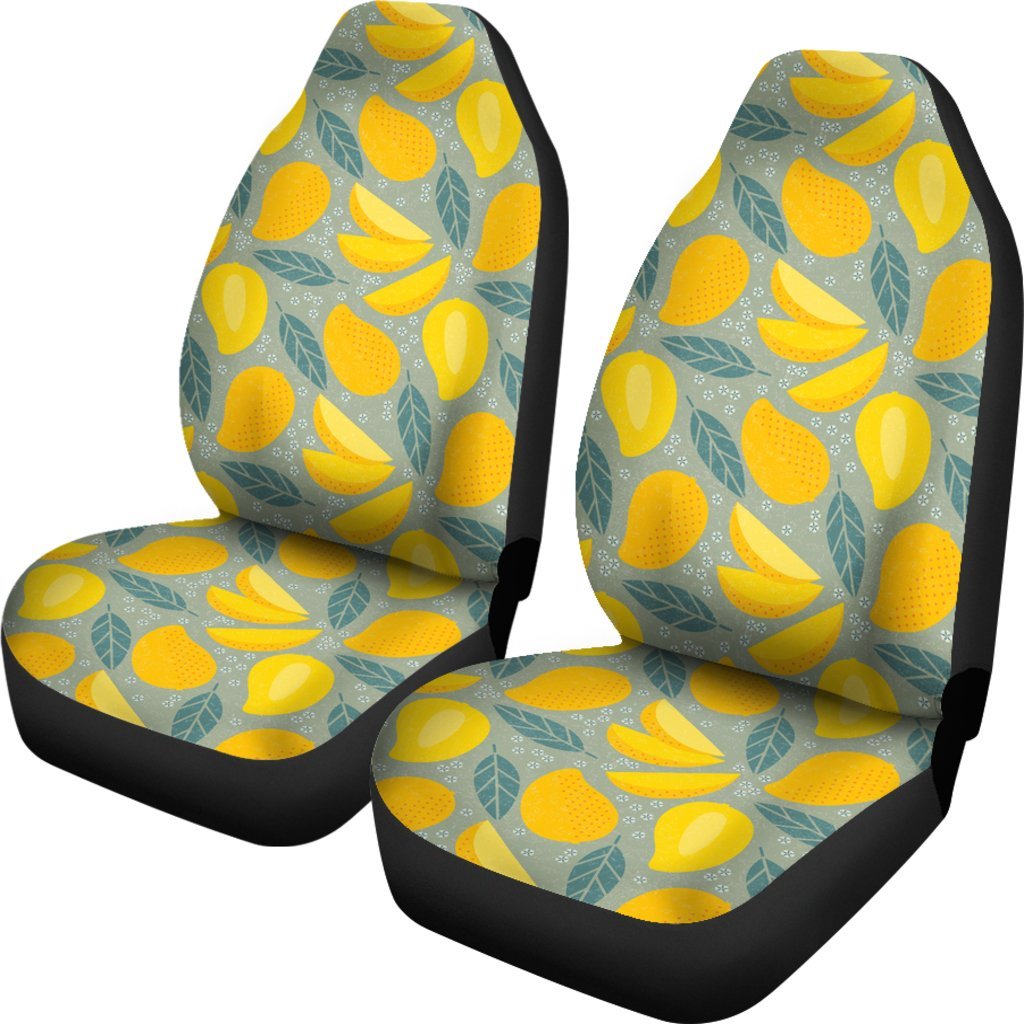 Mango Cute Print Pattern Universal Fit Car Seat Covers-grizzshop