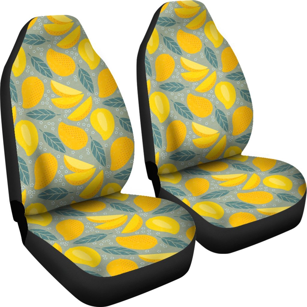 Mango Cute Print Pattern Universal Fit Car Seat Covers-grizzshop