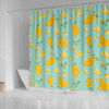 Mango Pastel Pattern Print Bathroom Shower Curtain-grizzshop