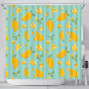 Mango Pastel Pattern Print Bathroom Shower Curtain-grizzshop