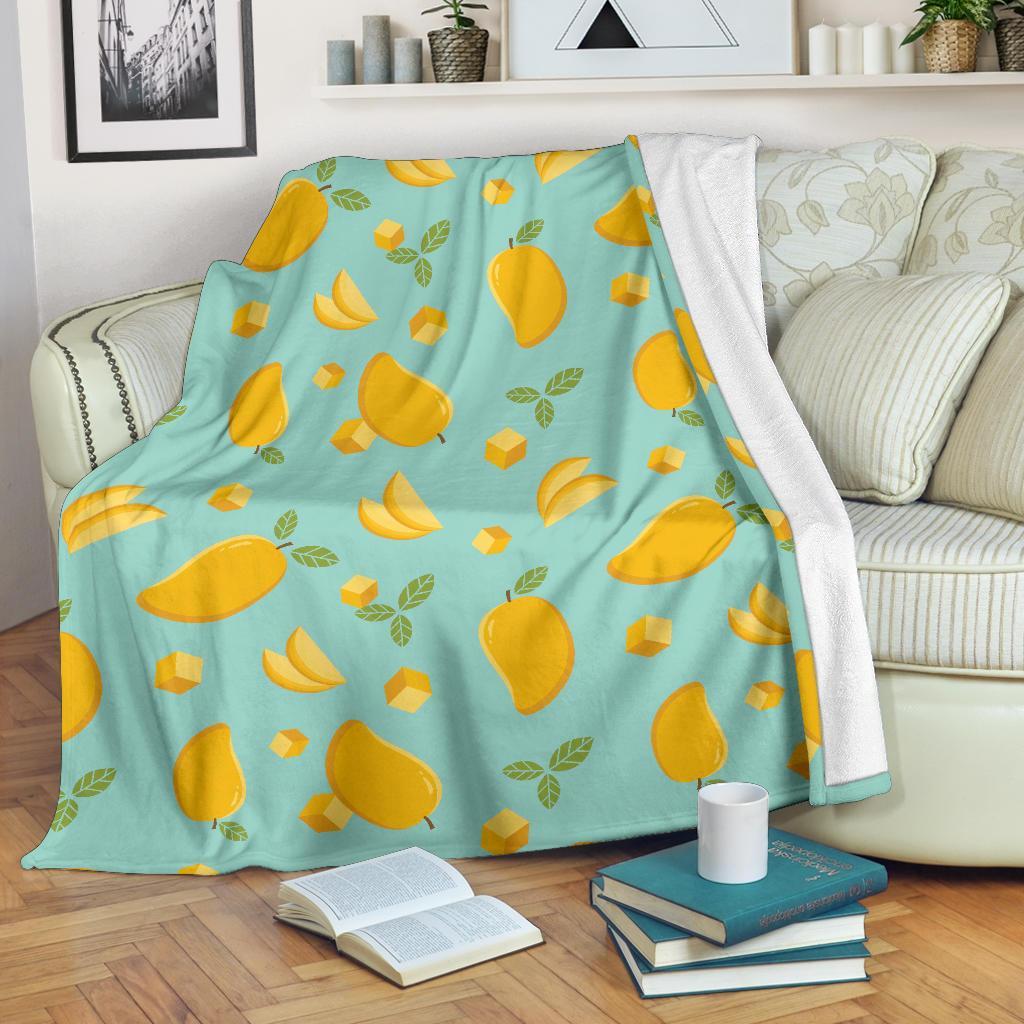 Mango Pastel Pattern Print Blanket-grizzshop