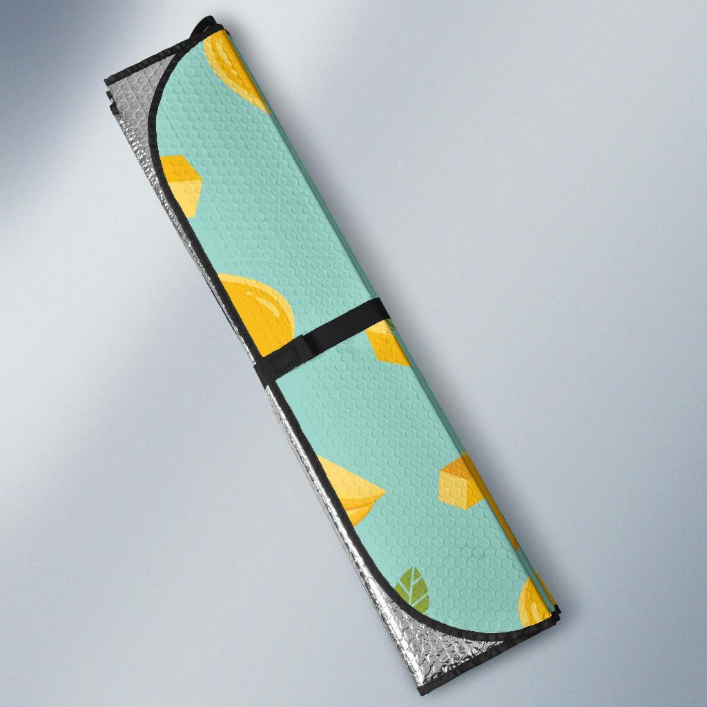 Mango Pastel Pattern Print Car Sun Shade-grizzshop