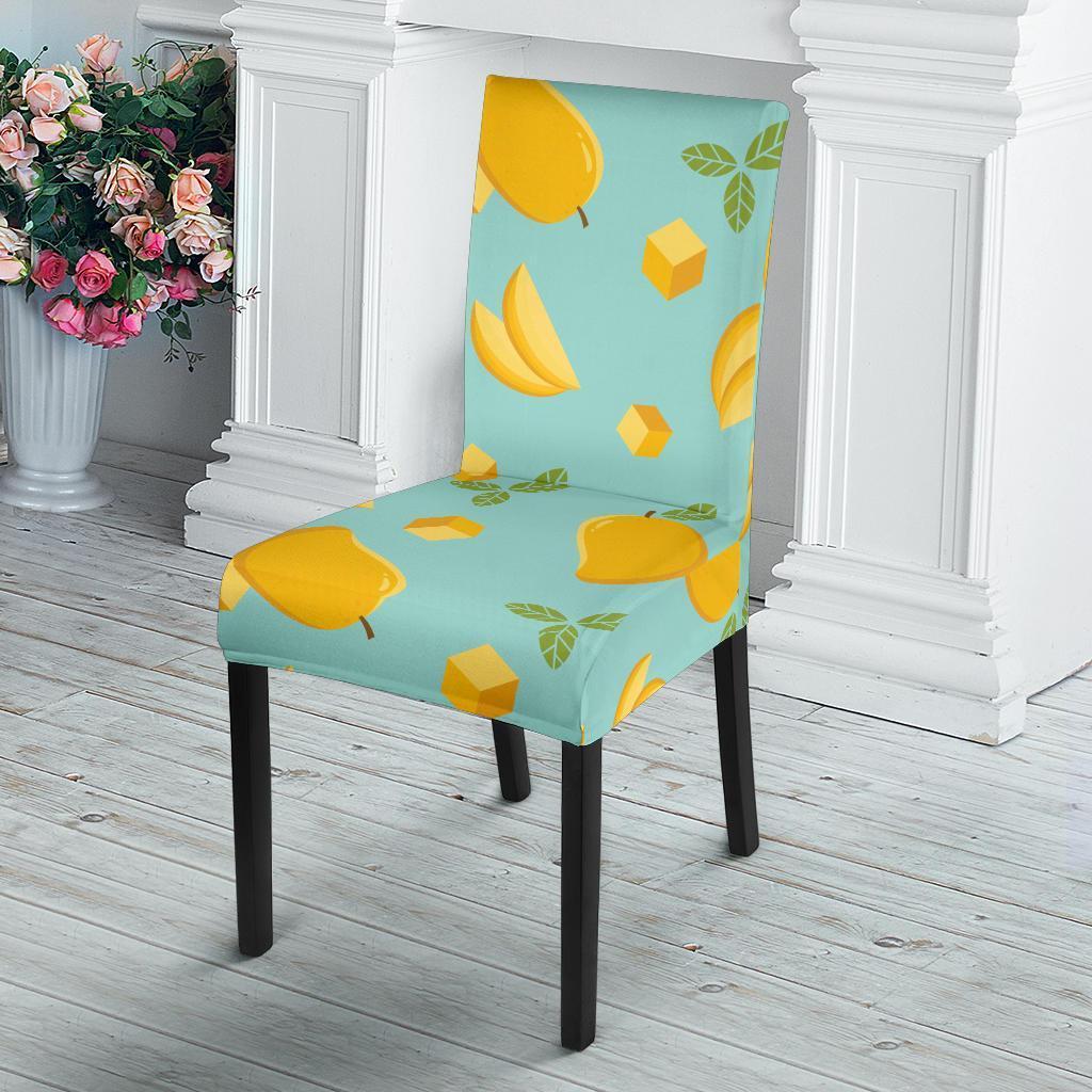 Mango Pastel Pattern Print Chair Cover-grizzshop