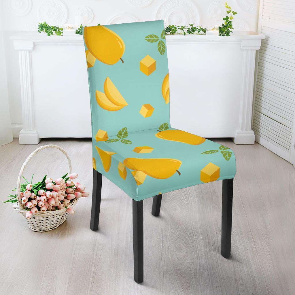 Mango Pastel Pattern Print Chair Cover-grizzshop