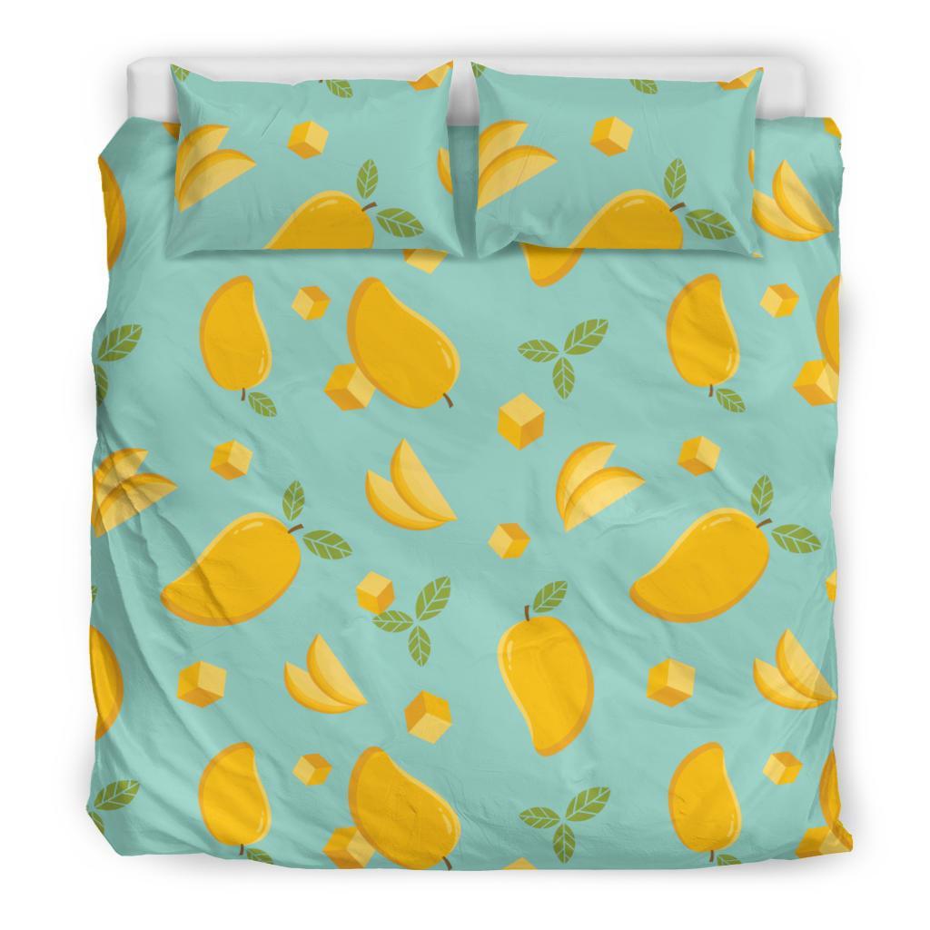 Mango Pastel Pattern Print Duvet Cover Bedding Set-grizzshop