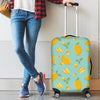 Mango Pastel Pattern Print Luggage Cover Protector-grizzshop