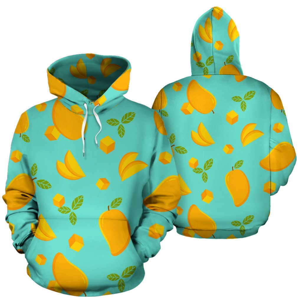 Mango Pastel Pattern Print Men Women Pullover Hoodie-grizzshop