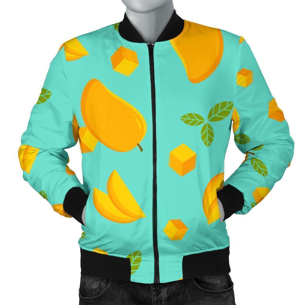 Mango Pastel Pattern Print Men's Bomber Jacket-grizzshop