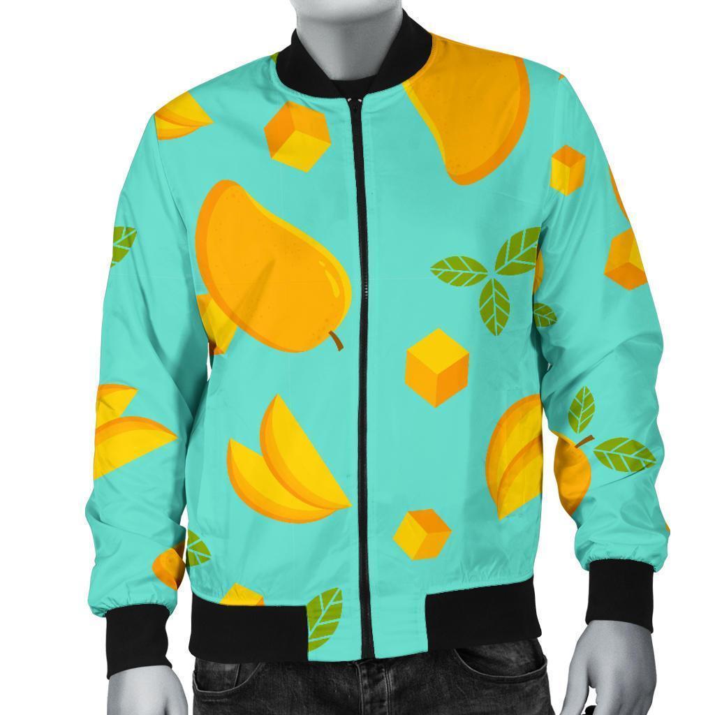 Mango Pastel Pattern Print Men's Bomber Jacket-grizzshop