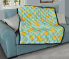 Mango Pastel Pattern Print Quilt-grizzshop