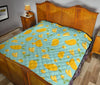 Mango Pastel Pattern Print Quilt-grizzshop