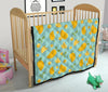 Mango Pastel Pattern Print Quilt-grizzshop