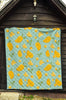 Mango Pastel Pattern Print Quilt-grizzshop