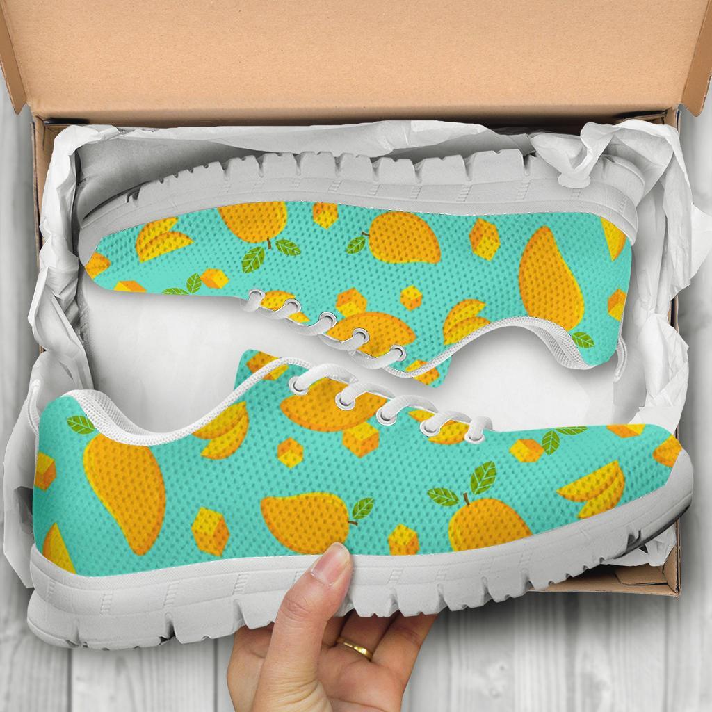 Mango Pastel Pattern Print Sneaker Shoes For Men Women-grizzshop