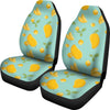 Mango Pastel Pattern Print Universal Fit Car Seat Covers-grizzshop