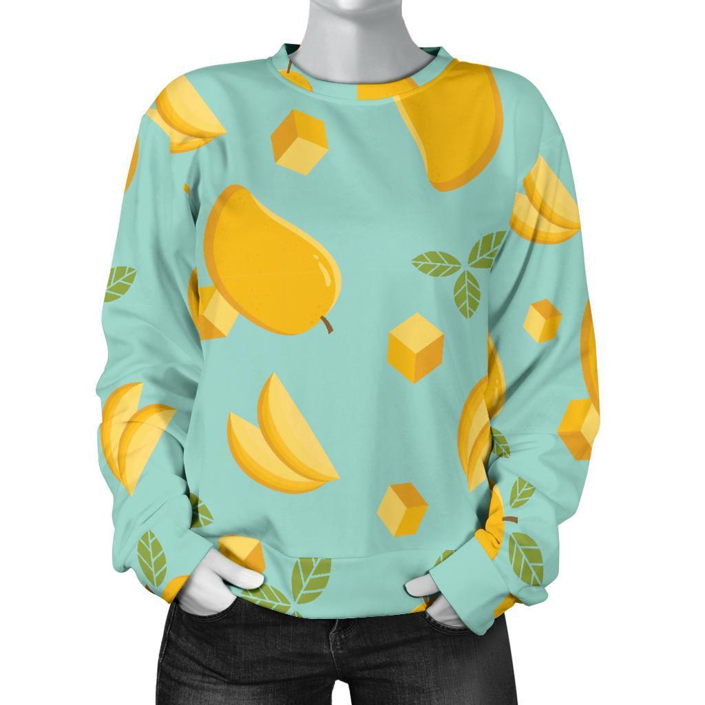 Mango Pastel Pattern Print Women's Sweatshirt-grizzshop