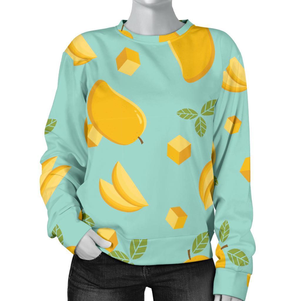 Mango Pastel Pattern Print Women's Sweatshirt-grizzshop