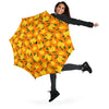 Mango Pattern Print Automatic Foldable Umbrella-grizzshop