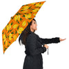 Mango Pattern Print Automatic Foldable Umbrella-grizzshop